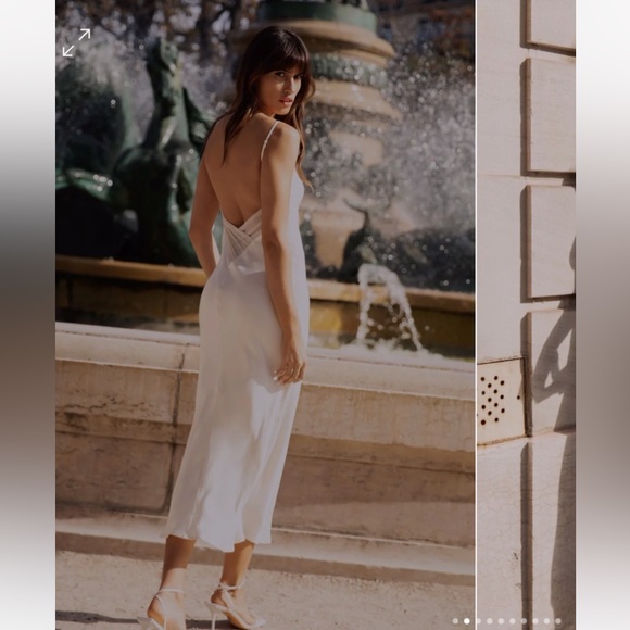 MESHKI Kiko Dress Ivory - Picture 2 of 5